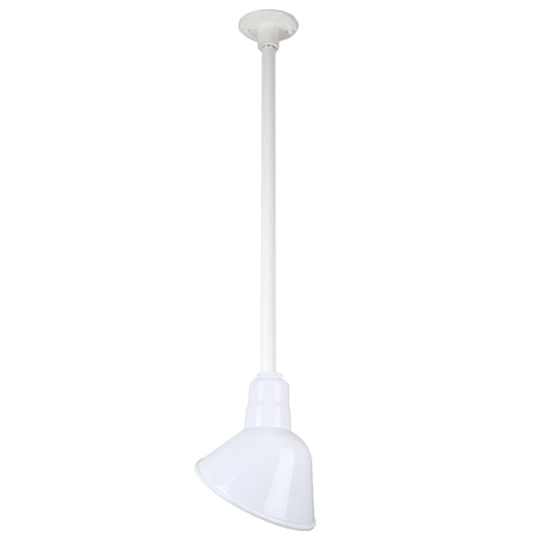 Hi Lite Lighting H-QSN18110-SA-93/QSN24``ST3-93/QSNHDSMC-93 Warehouse One Light Pendant Outdoor White