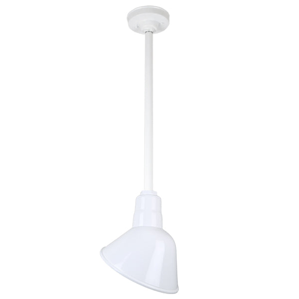 Hi Lite Lighting H-QSN18110-SA-93/QSN24``ST3-93/QSNHSC-93 Warehouse One Light Pendant Outdoor White