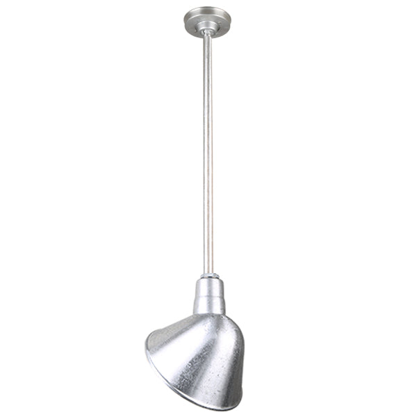 Hi Lite Lighting H-QSN18110-SA-96/QSN36``ST3-96/QSNHSC-96 Warehouse One Light Pendant Outdoor Pewter, Nickel, Silver