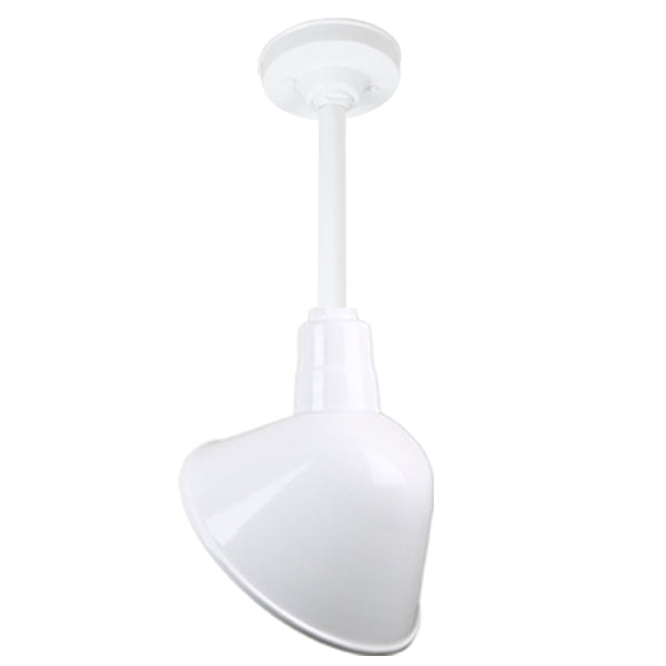 Hi Lite Lighting H-QSN18112-SA-93/QSN12``ST3-93/QSNHSC-93 Warehouse One Light Pendant Outdoor White