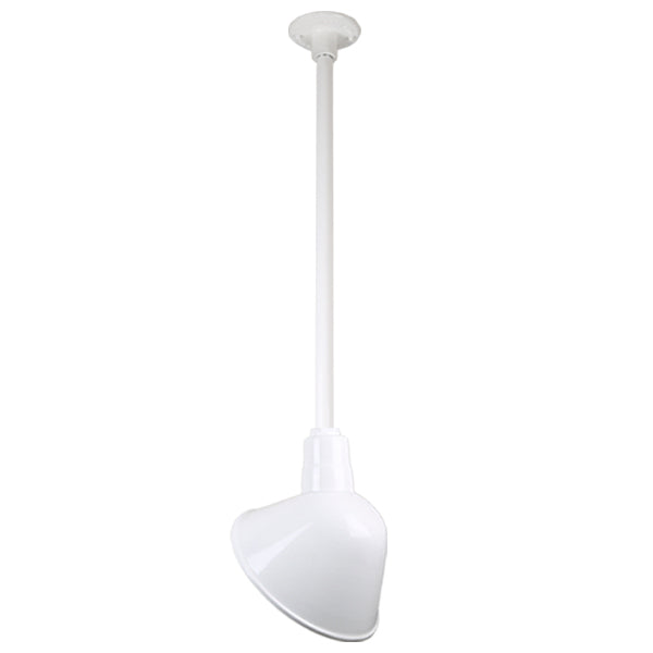 Hi Lite Lighting H-QSN18112-SA-93/QSN24``ST3-93/QSNHDSMC-93 Warehouse One Light Pendant Outdoor White