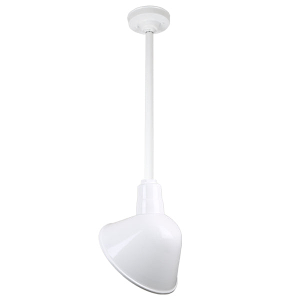 Hi Lite Lighting H-QSN18112-SA-93/QSN24``ST3-93/QSNHSC-93 Warehouse One Light Pendant Outdoor White