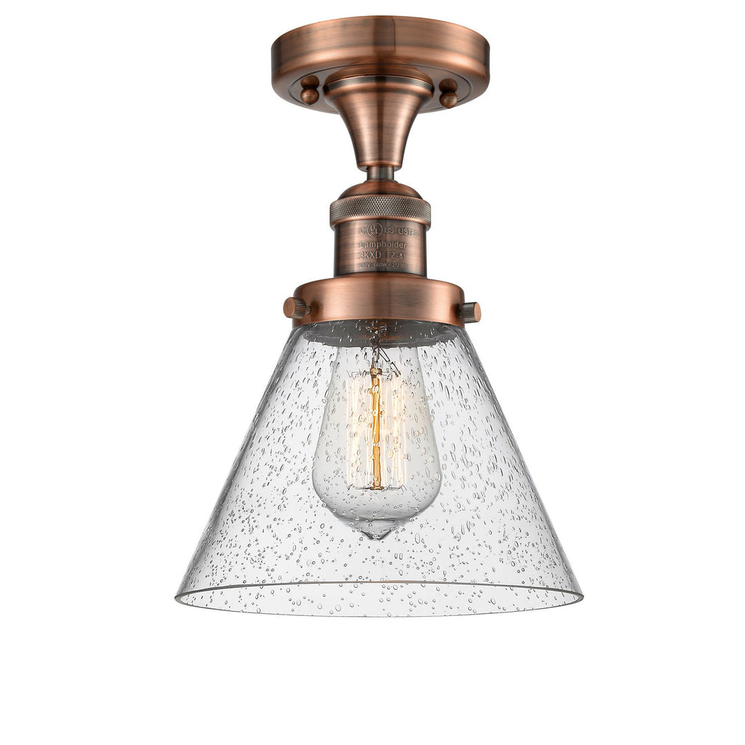 Innovations Franklin Restoration 517-1CH-AC-G44 Ceiling Light - Antique Copper