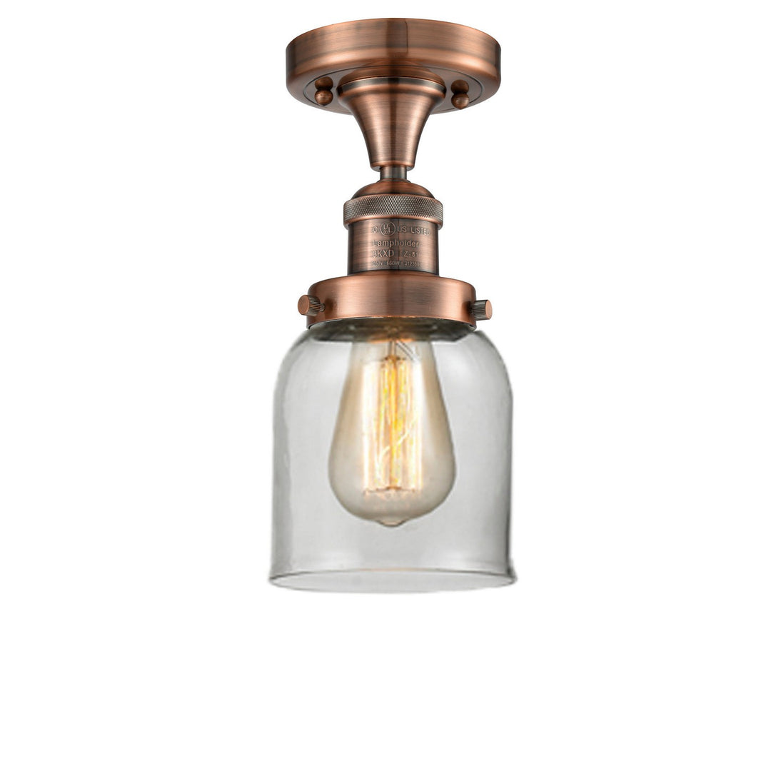 Innovations Franklin Restoration 517-1CH-AC-G52-LED Ceiling Light - Antique Copper