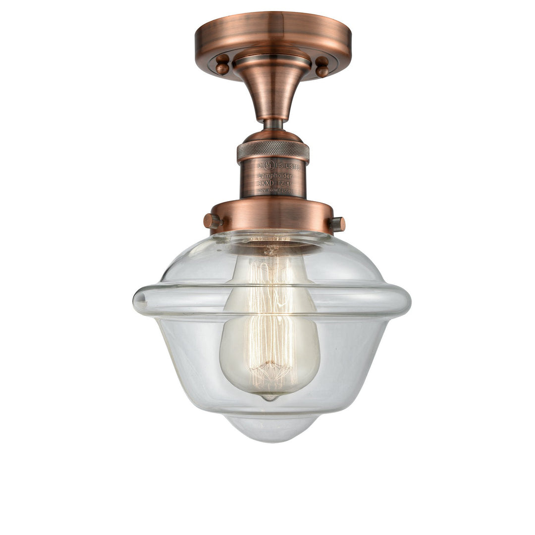 Innovations Franklin Restoration 517-1CH-AC-G532 Ceiling Light - Antique Copper
