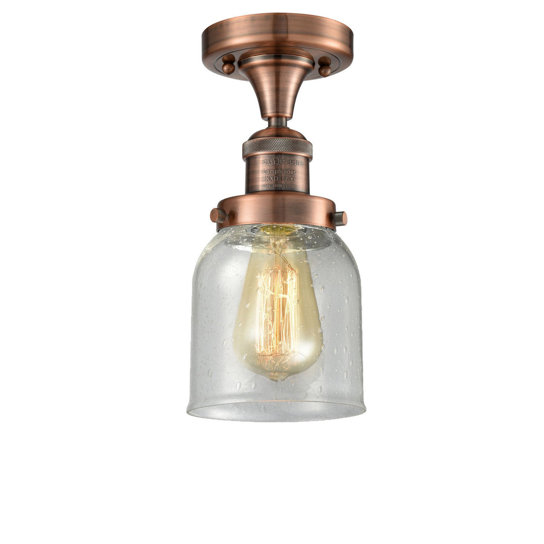Innovations Franklin Restoration 517-1CH-AC-G54-LED Ceiling Light - Antique Copper