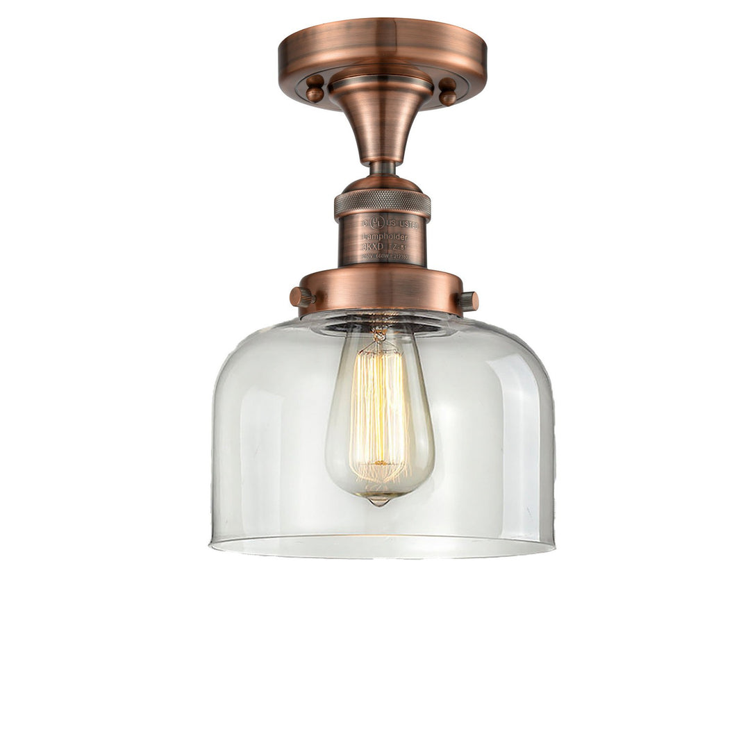 Innovations Franklin Restoration 517-1CH-AC-G72-LED Ceiling Light - Antique Copper