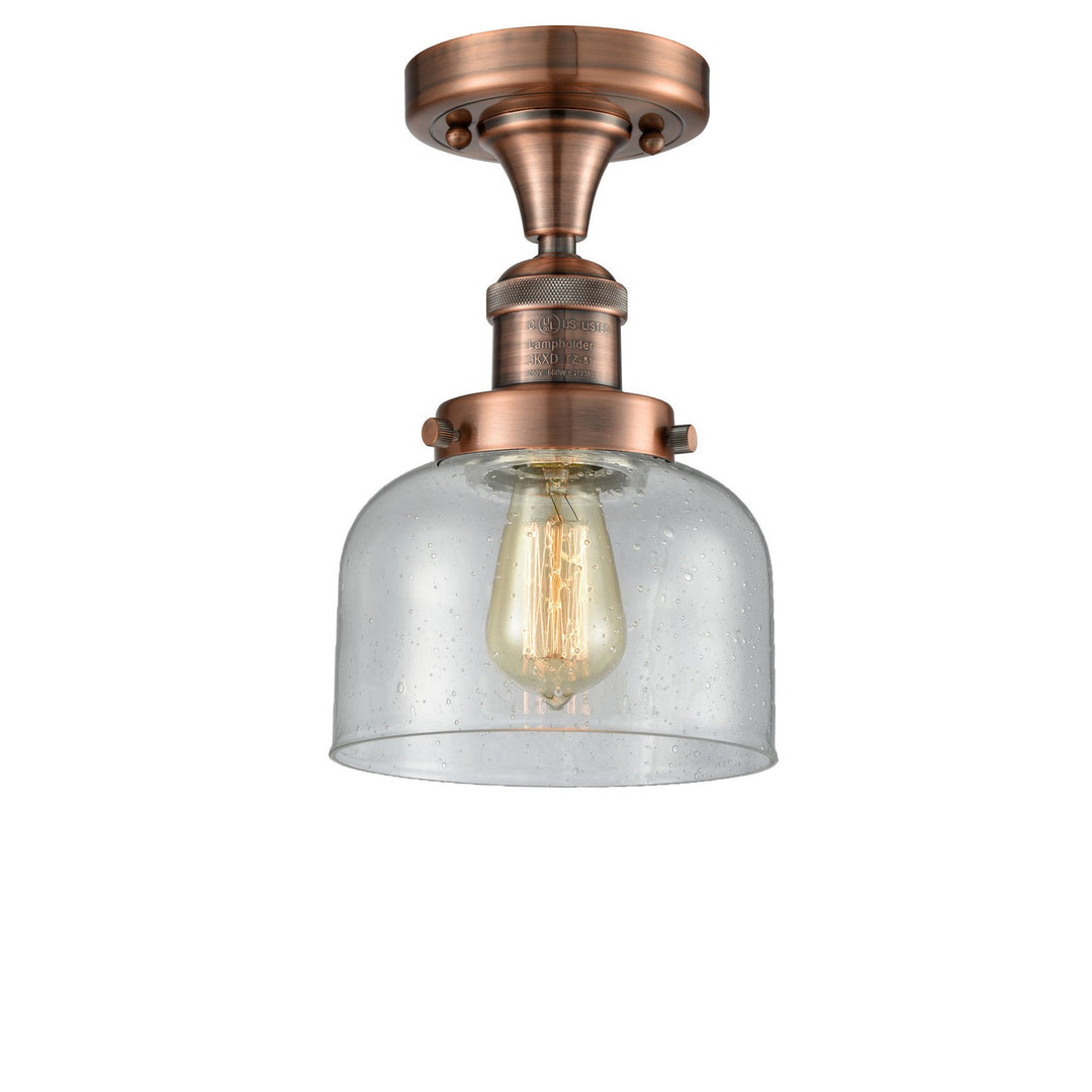 Innovations Franklin Restoration 517-1CH-AC-G74-LED Ceiling Light - Antique Copper