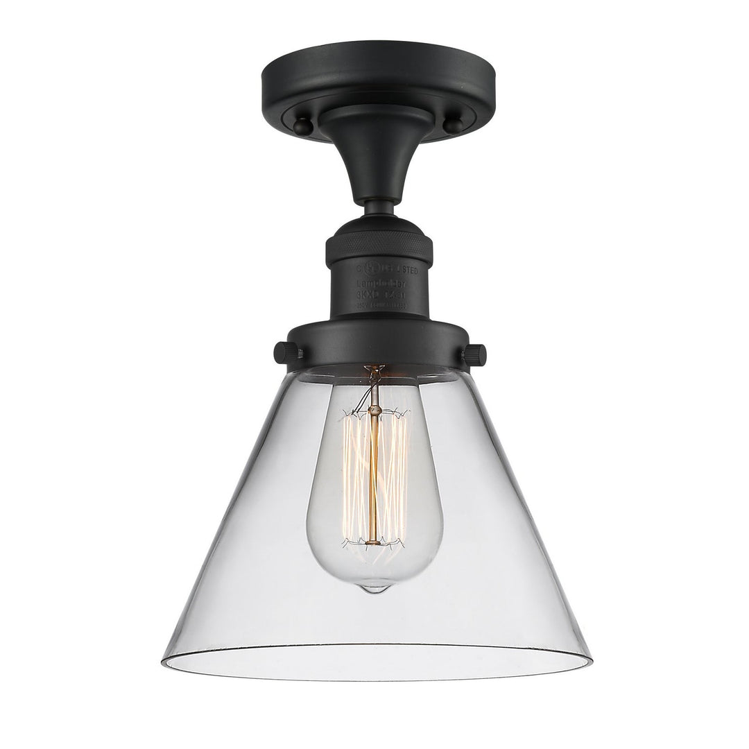Innovations Franklin Restoration 517-1CH-BK-G42-LED Ceiling Light - Matte Black