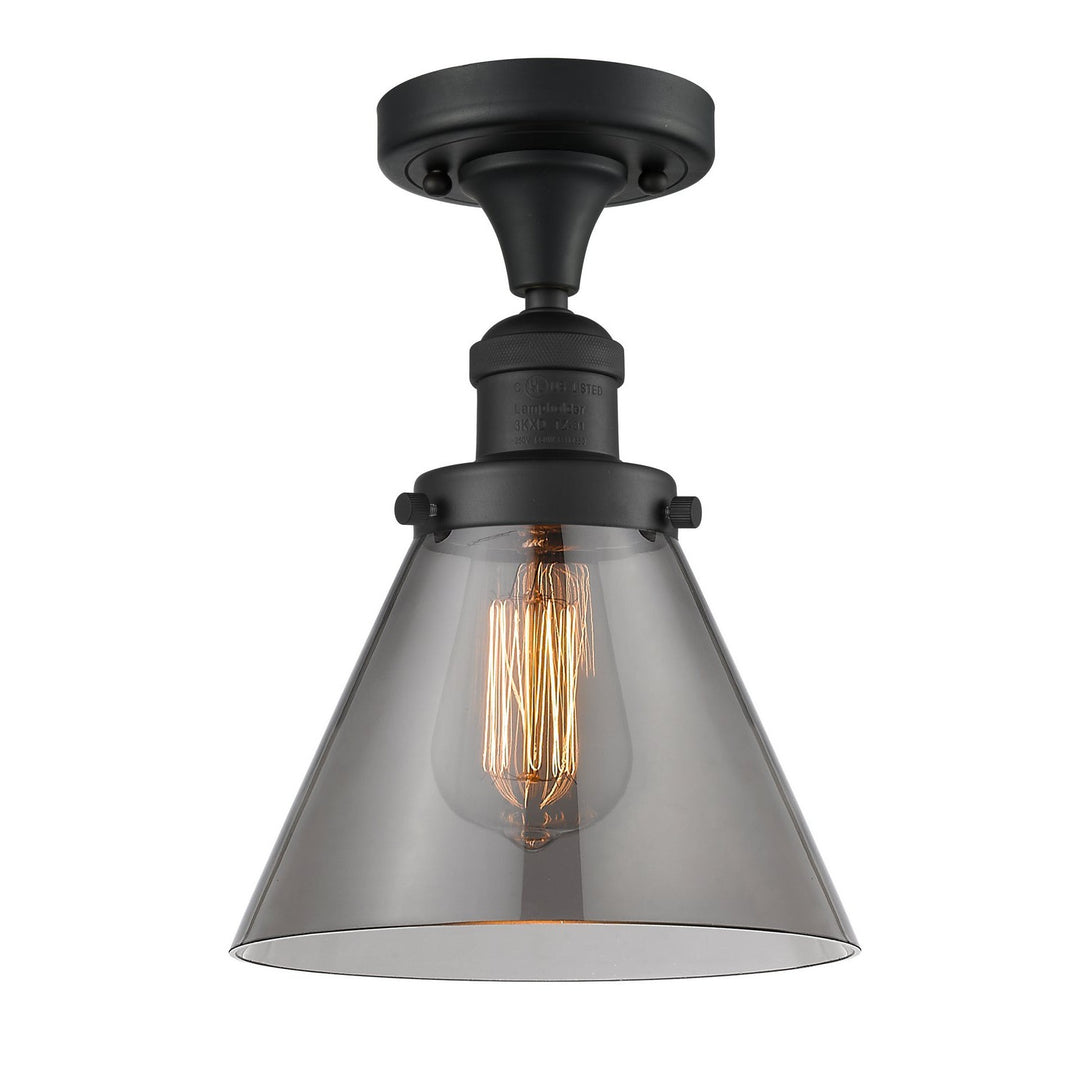 Innovations Franklin Restoration 517-1CH-BK-G43-LED Ceiling Light - Matte Black