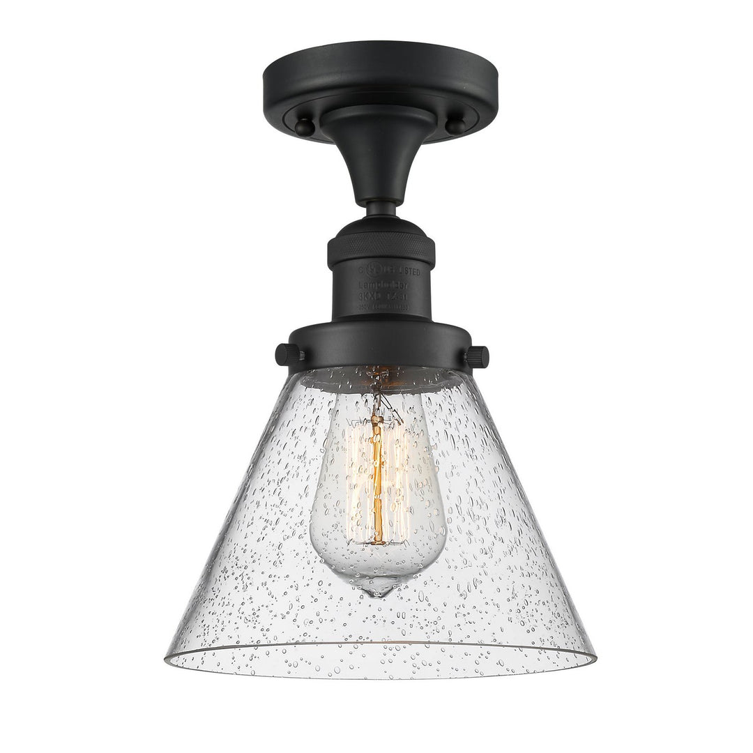Innovations Franklin Restoration 517-1CH-BK-G44 Ceiling Light - Matte Black