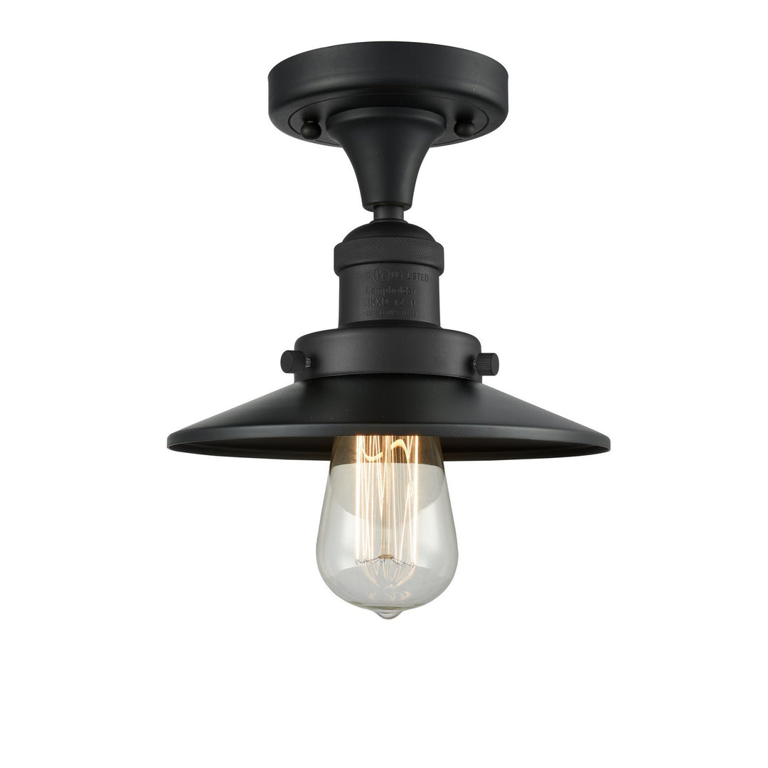 Innovations Franklin Restoration 517-1CH-BK-M6 Ceiling Light - Matte Black