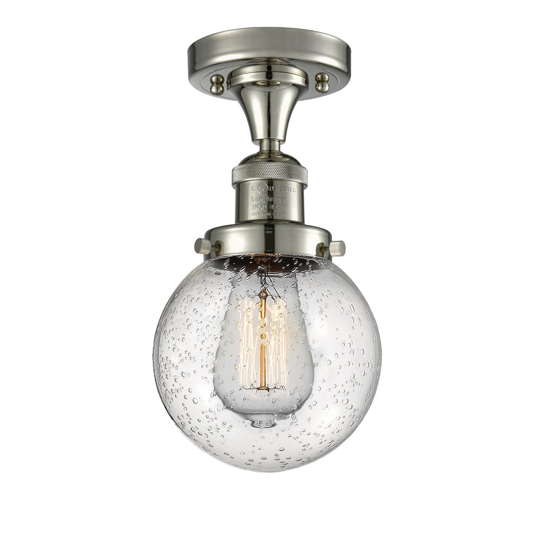 Innovations Franklin Restoration 517-1CH-PN-G204-6 Ceiling Light - Polished Nickel