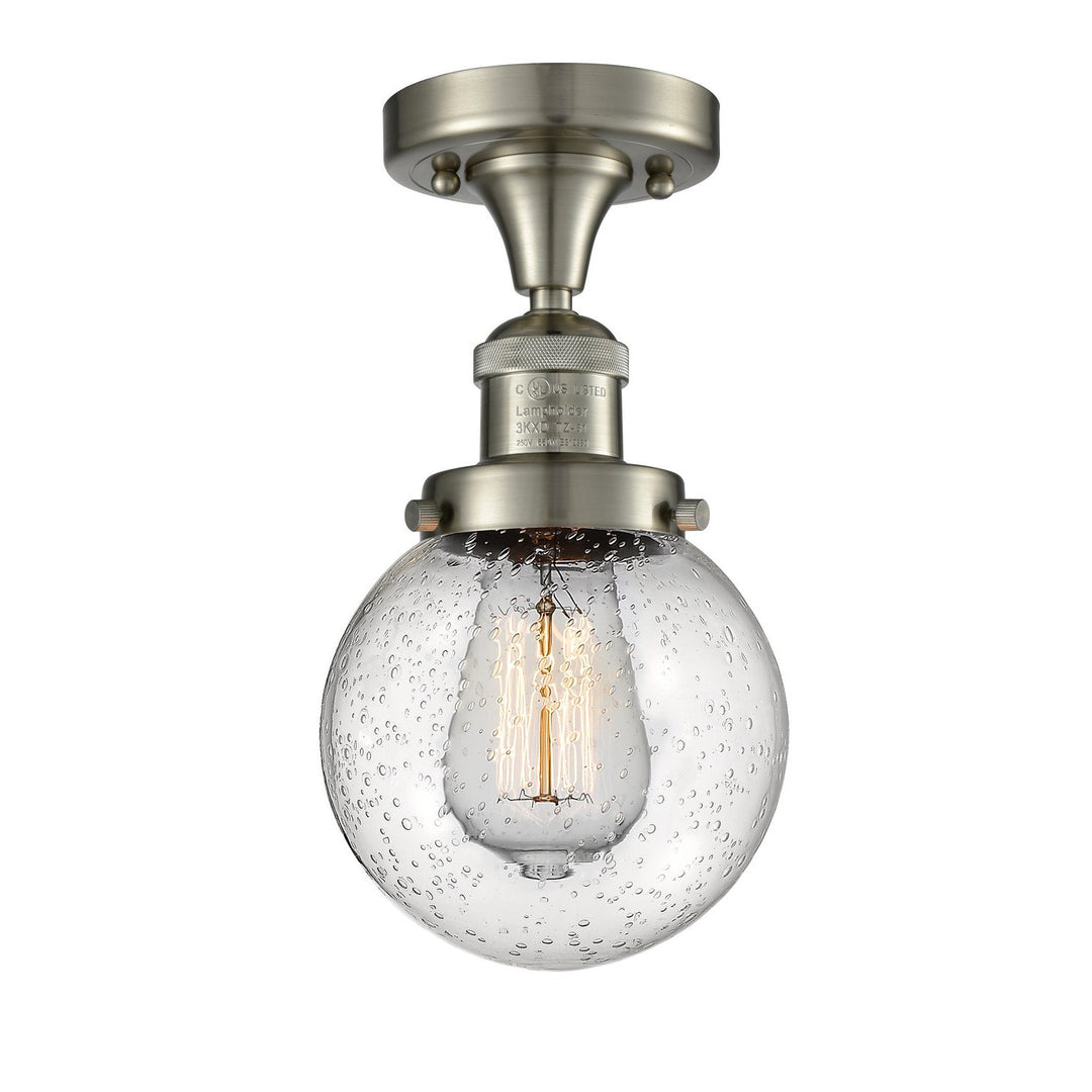Innovations Franklin Restoration 517-1CH-SN-G204-6-LED Ceiling Light - Brushed Satin Nickel