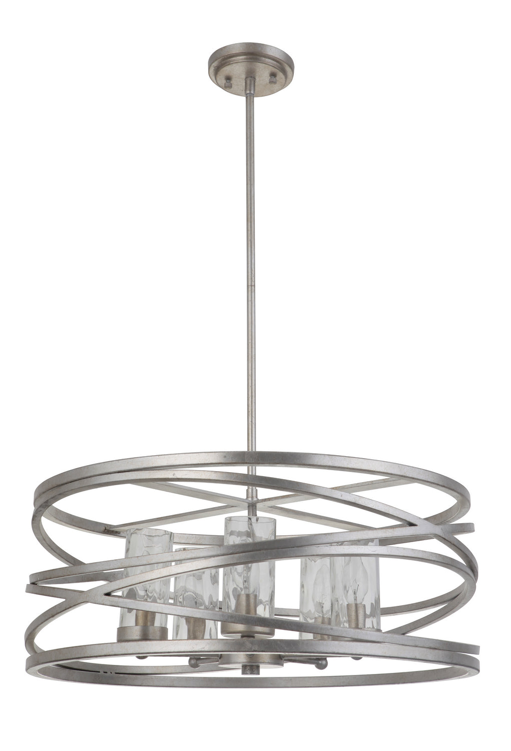 Mariana Finley 100514 Chandelier Light - Silver Leaf