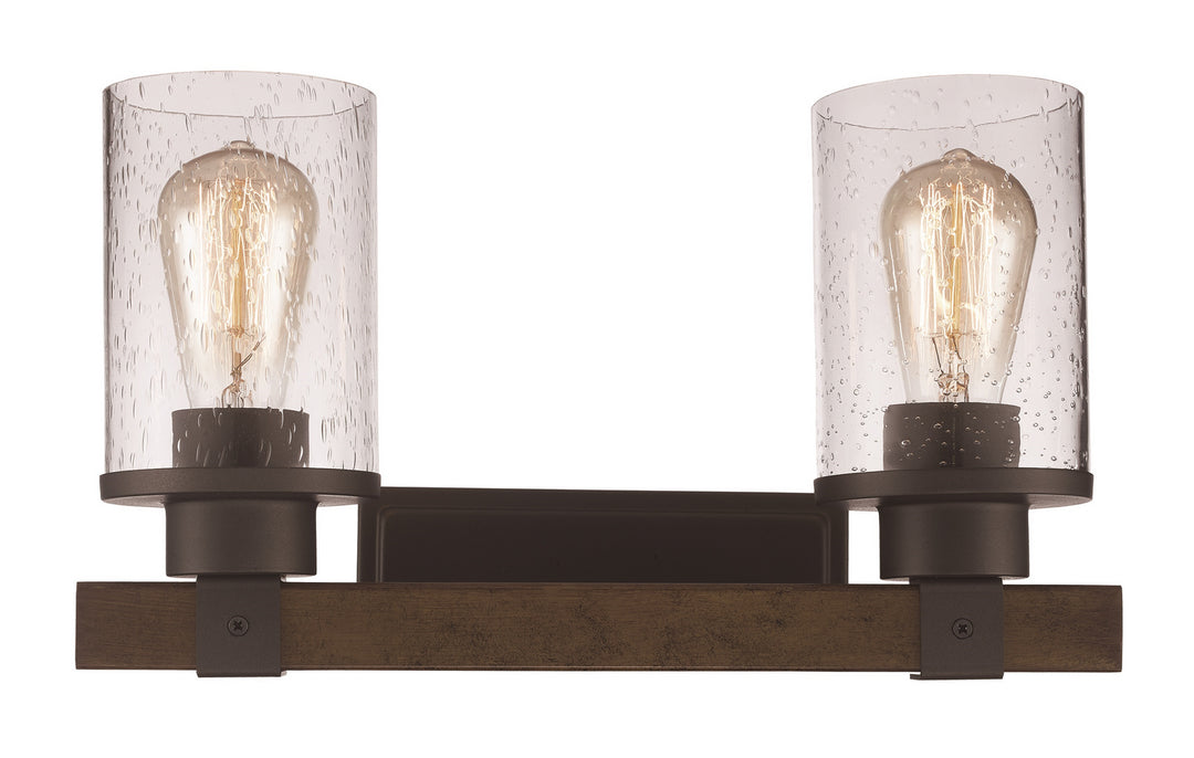 Trans Globe Imports 21842 ROB Bath Vanity Light 15 in. wide - Rubbed Oil Bronze