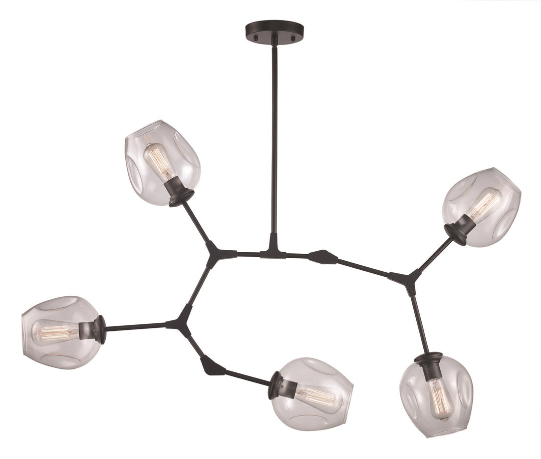 Trans Globe Imports PND-2092 BK Chandelier Light - Black