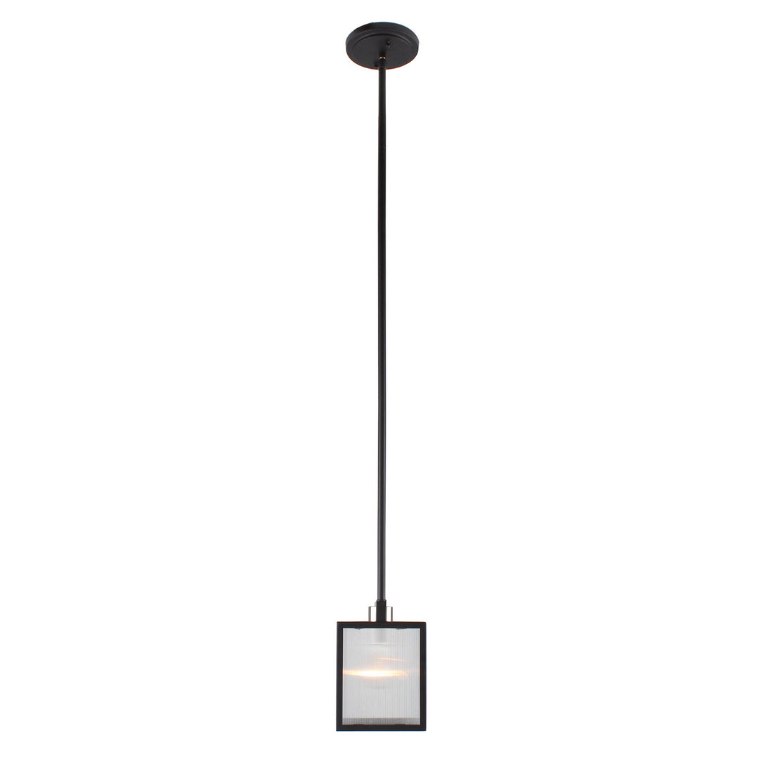 Eglo Henessy 203723A Pendant Light - Black & Brushed Nickel