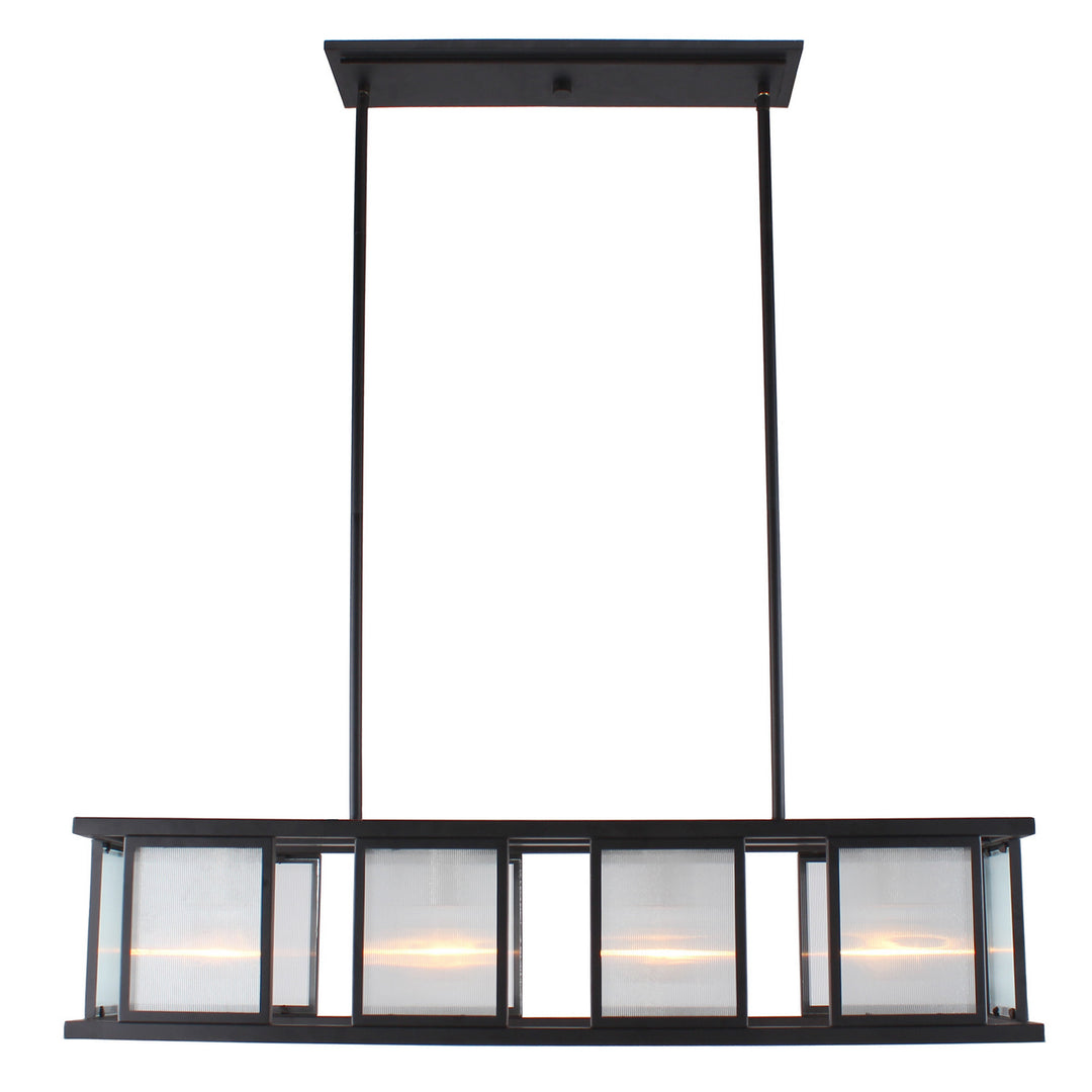 Eglo Henessy 203726A Pendant Light - Black & Brushed Nickel