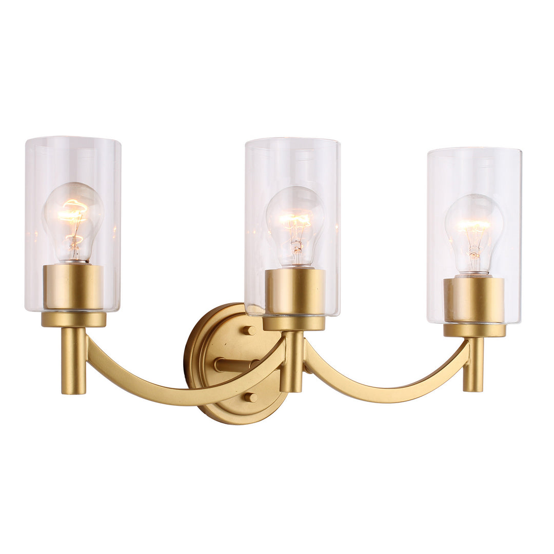 Eglo Devora 203749A Bath Vanity Light 6 in. wide - Antique Gold