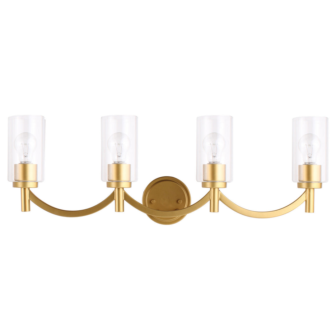 Eglo Devora 203753A Bath Vanity Light 6 in. wide - Antique Gold