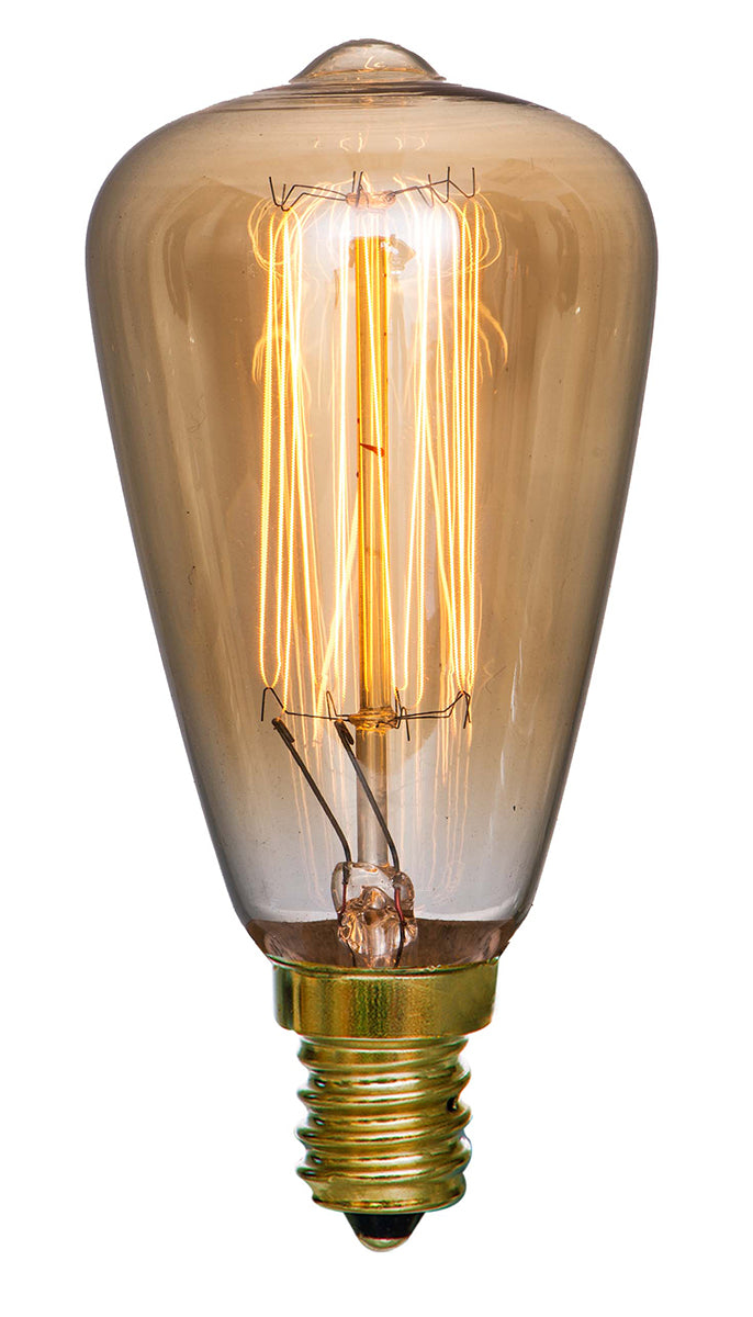 Craftmade Lighting 5485  Early Electric Bulbs Light Bulb Clear Amber