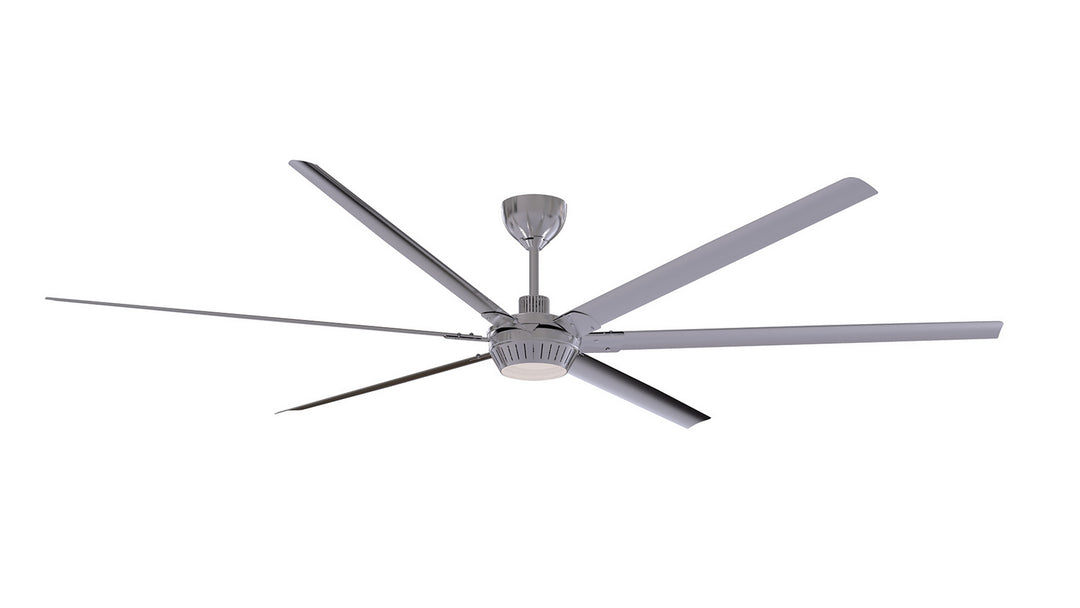 Craftmade Windswept 102`` WND102BNK6 Ceiling Fan 102 - Brushed Polished Nickel, Brushed Polished Nickel/