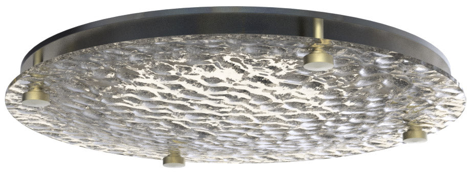 Craftmade Decorative Ventilation Trim XV1511-FSSB Bath Vanity Light - Fired Steel/Satin Brass