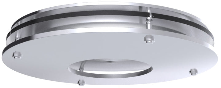 Craftmade Decorative Ventilation Trim XV1811-BNK Bath Vanity Light - Brushed Polished Nickel