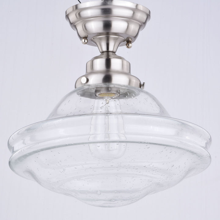 Vaxcel Huntley C0197 Ceiling Light - Satin Nickel