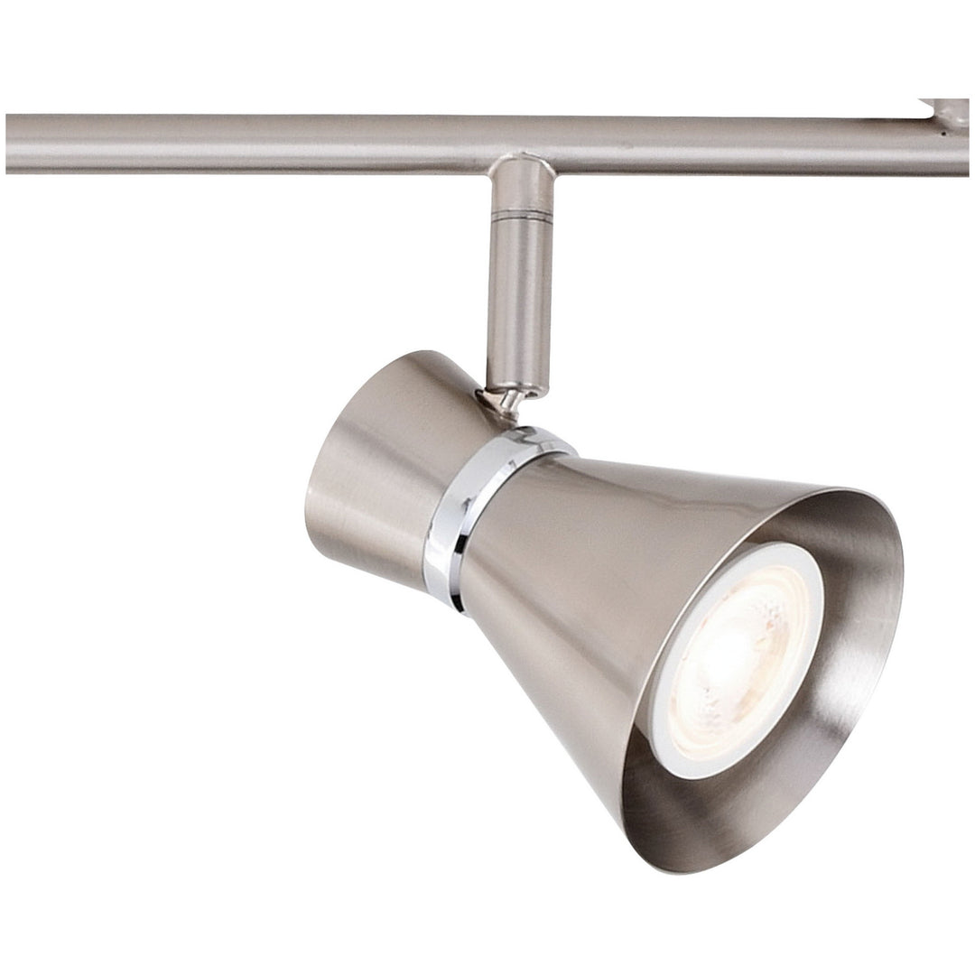 Vaxcel Alto C0220 Ceiling Light - Brushed Nickel and Chrome