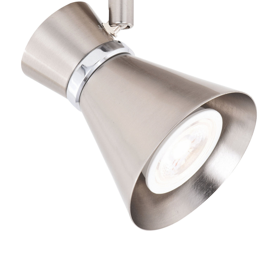 Vaxcel Alto C0221 Ceiling Light - Brushed Nickel and Chrome