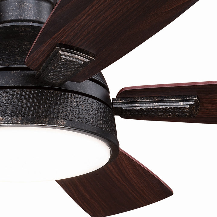 Vaxcel Walton F0060 Ceiling Fan - Gold Stone, Dark Bronze-Mocha/