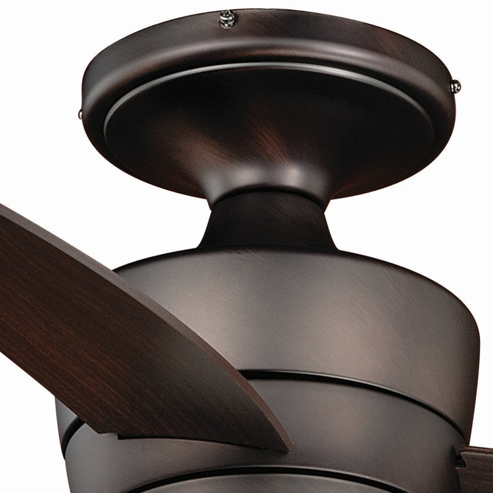 Vaxcel Adrian F0063 Ceiling Fan - Copper Bronze, Dark Espresso/