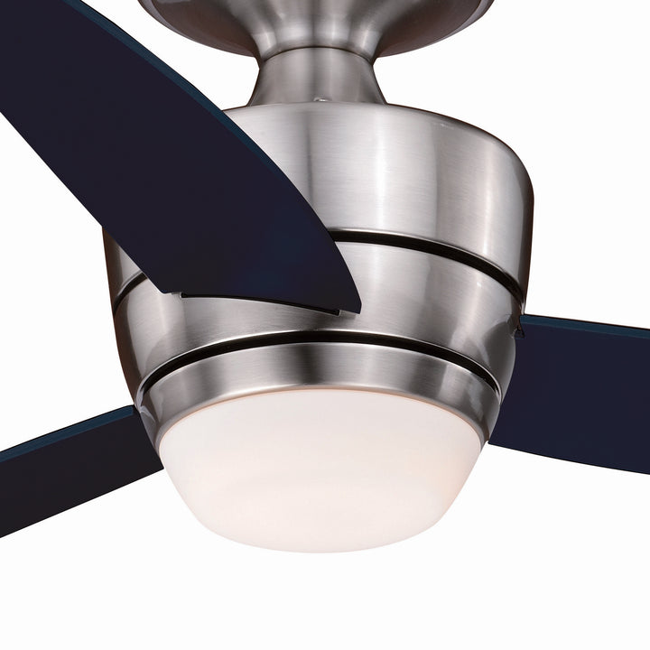 Vaxcel Adrian F0065 Ceiling Fan - Satin Nickel, Black/