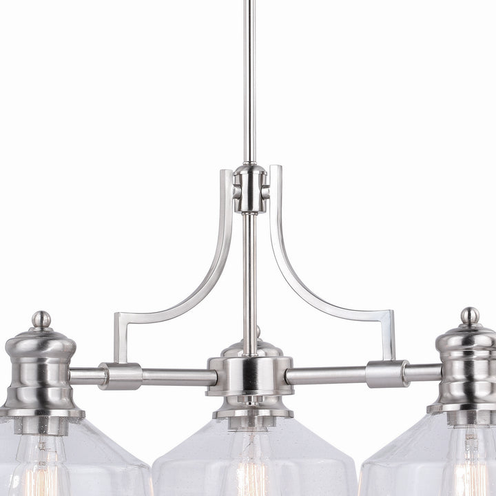 Vaxcel Beloit H0220 Chandelier Light - Satin Nickel