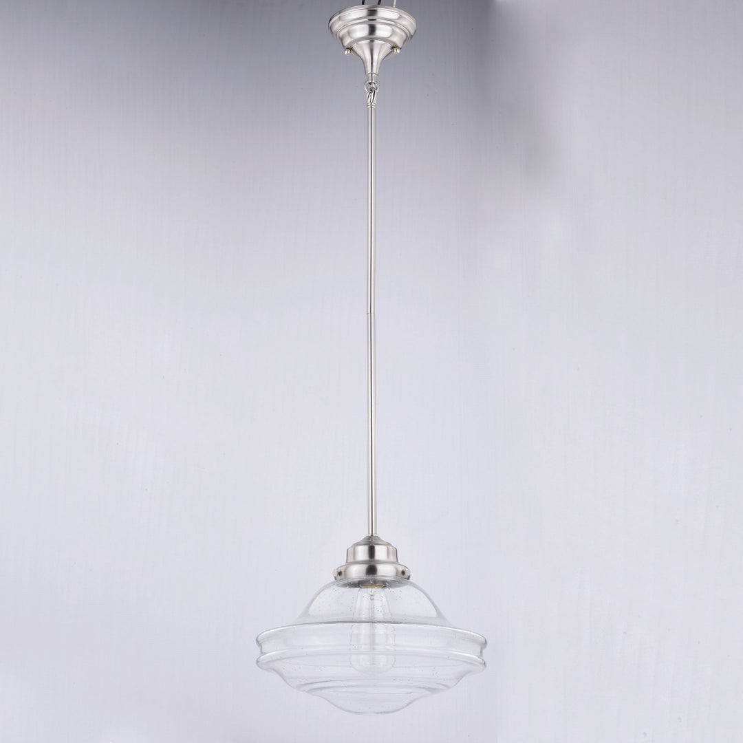Vaxcel Huntley P0268 Pendant Light - Satin Nickel