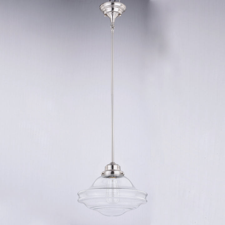 Vaxcel Huntley P0268 Pendant Light - Satin Nickel