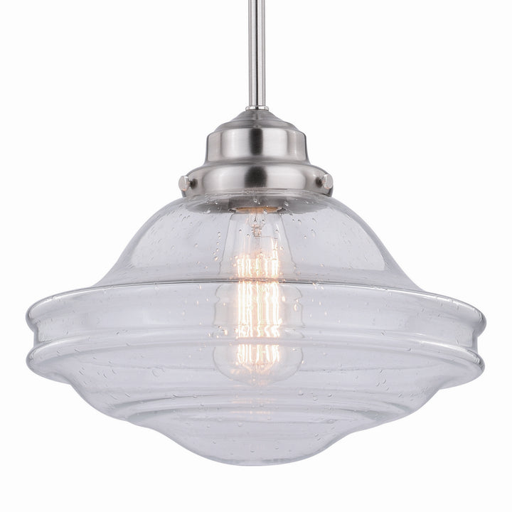 Vaxcel Huntley P0268 Pendant Light - Satin Nickel