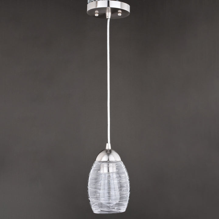 Vaxcel Isley P0271 Pendant Light - Satin Nickel