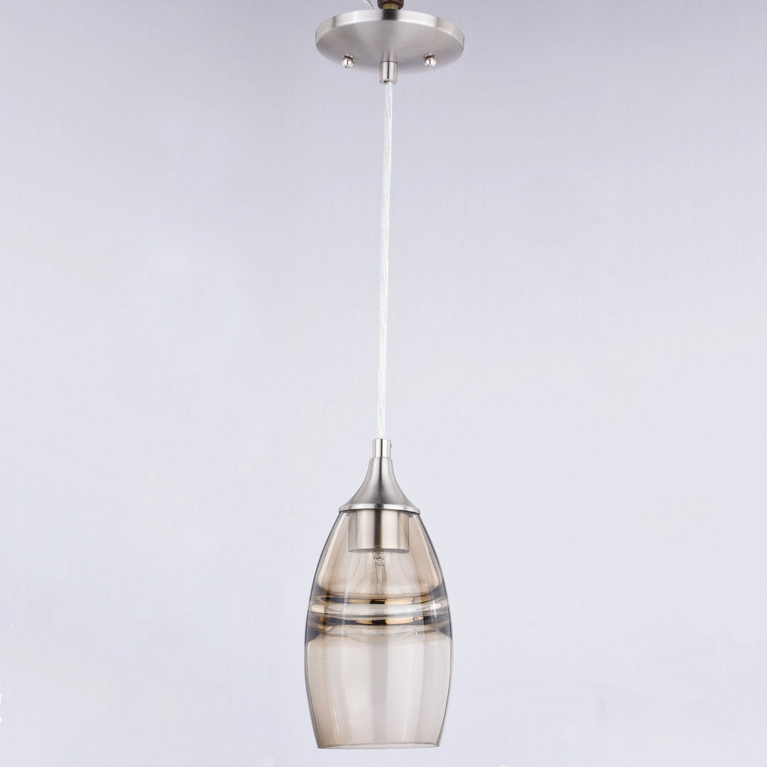 Vaxcel Milano P0276 Pendant Light - Satin Nickel