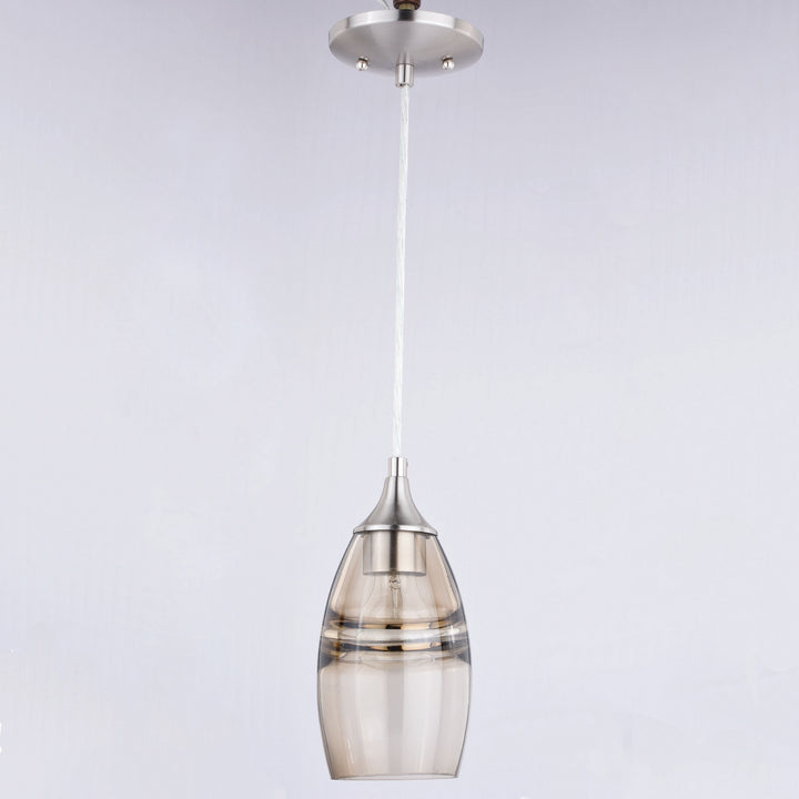 Vaxcel Milano P0276 Pendant Light - Satin Nickel