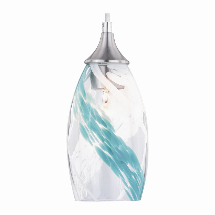 Vaxcel Milano P0278 Pendant Light - Satin Nickel