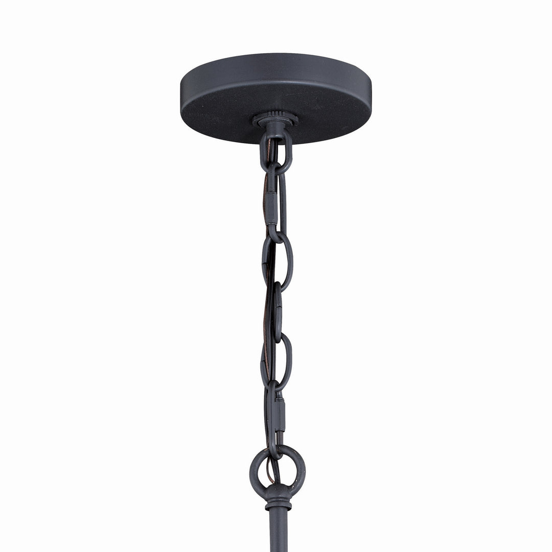 Vaxcel Hailey P0282 Pendant Light - Black Graphite/Satin Nickel