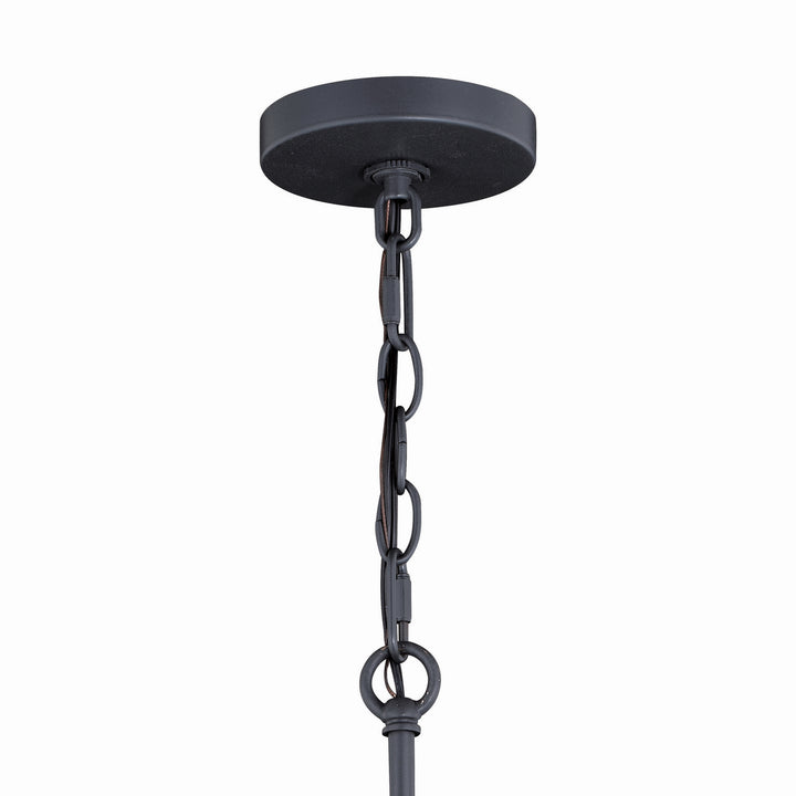 Vaxcel Hailey P0282 Pendant Light - Black Graphite/Satin Nickel