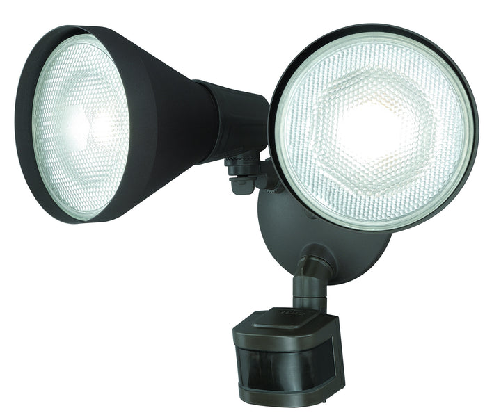 Vaxcel Lighting T0176 Gamma Two Light Motion Sensor Outdoor Security Flood Light Outdoor Bronze / Dark