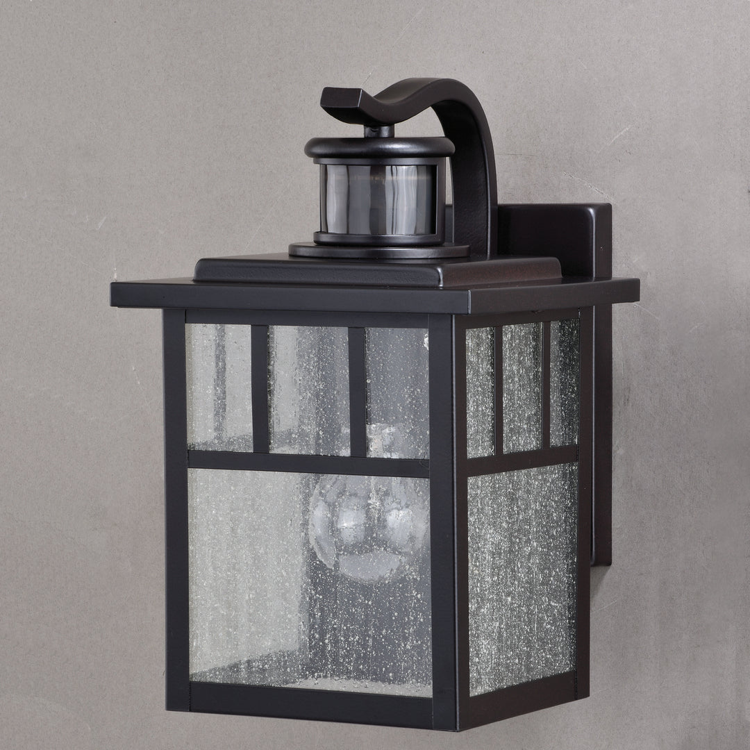 Vaxcel Lighting T0437 Mission One Light Motion Sensor Outdoor Wall Light Outdoor Bronze / Dark