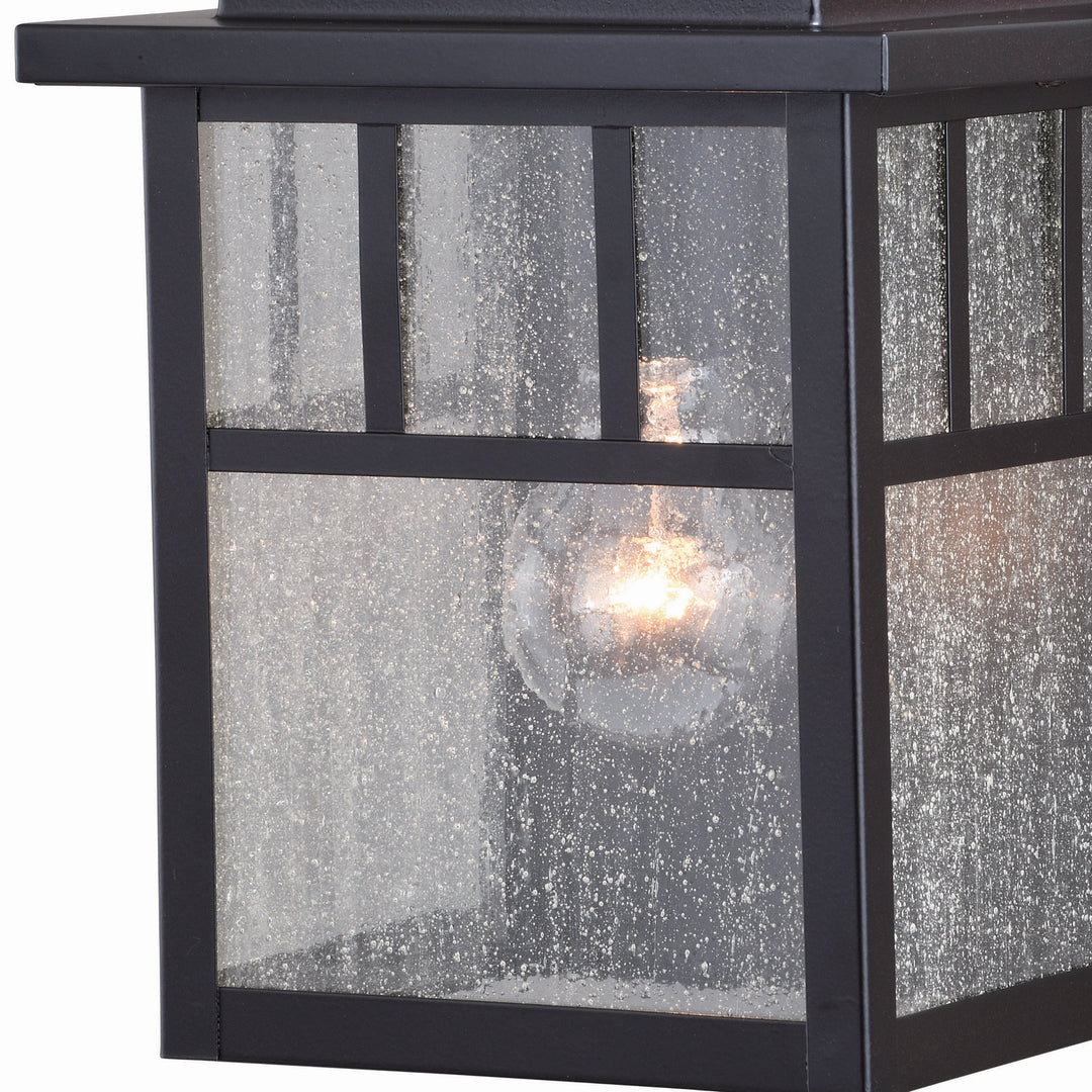 Vaxcel Lighting T0437 Mission One Light Motion Sensor Outdoor Wall Light Outdoor Bronze / Dark