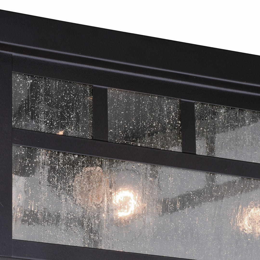 Vaxcel Lighting T0440 Mission Two Light Outdoor Flush Mount Outdoor Bronze / Dark