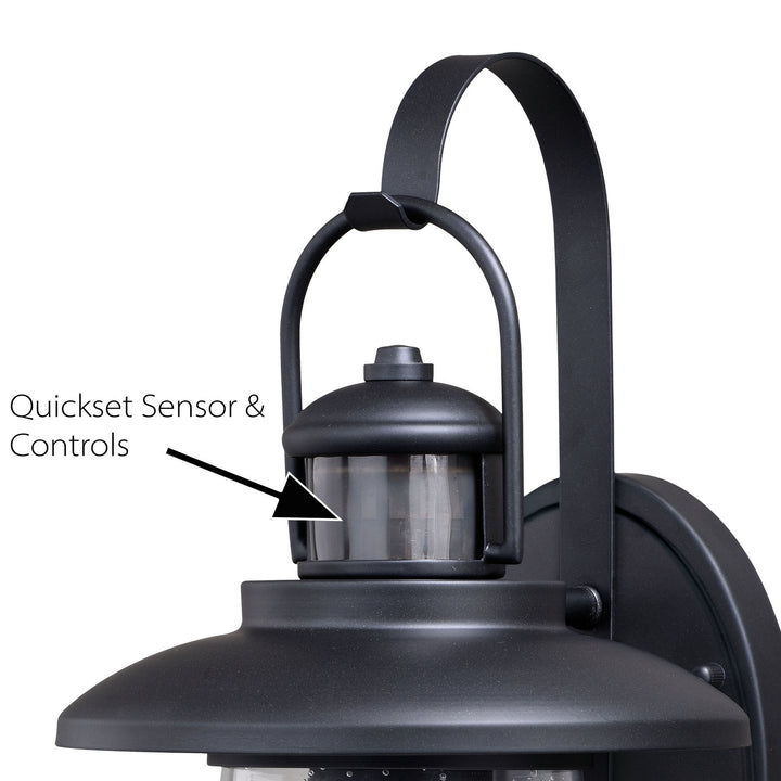 Vaxcel Lighting T0456 Bridgeport One Light Motion Sensor Outdoor Wall Light Outdoor Bronze / Dark